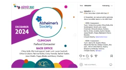 Social post on ADHD360's involvement in the 400 Club
