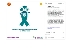 Social post for Mental Health Awareness Week