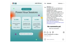Social post promoting ADHD360 Power Hour sessions