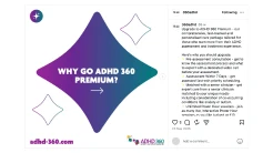 Social post explaining why to go ADHD360 Premium